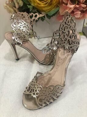Klub Nico Moxie cut out laser leather heel shoe size 5m (SH700